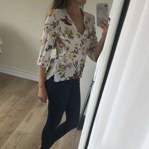 Zara long sleeve blouse